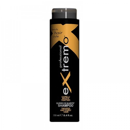 Шампунь Extremo Treated and Curly Hair Shampoo для поврежденных и вьющихся волос (EX412), 250 мл