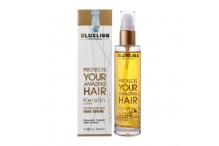 Кератиновая сыворотка-масло Luxliss Keratin Protein Replenish Hair Serum Original 50 мл