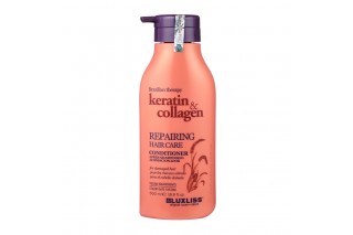 Восстанавливающий кондиционер с кератином и коллагеном Luxliss Keratin & Collagen Repairing Hair Care Conditioner 500 мл