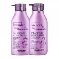 Набір Luxliss Balancing Blonde & Silver шампунь і кондиціонер для блонди, освітленого або сивого волосся 2x500 мл