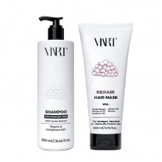 Набір VIART with Caviar Extract шампунь та маска для відновлення та розгладження волосся, 250/200 мл