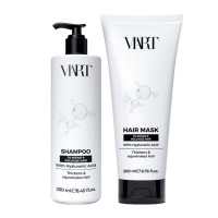 Набір VIART with Hyaluronic Acid шампунь та маска для відновлення та об'єму тонкого волосся, 250/200 мл