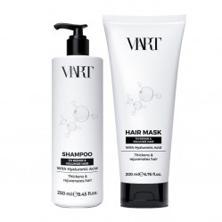 Набір VIART with Hyaluronic Acid шампунь та маска для відновлення та об'єму тонкого волосся, 250/200 мл