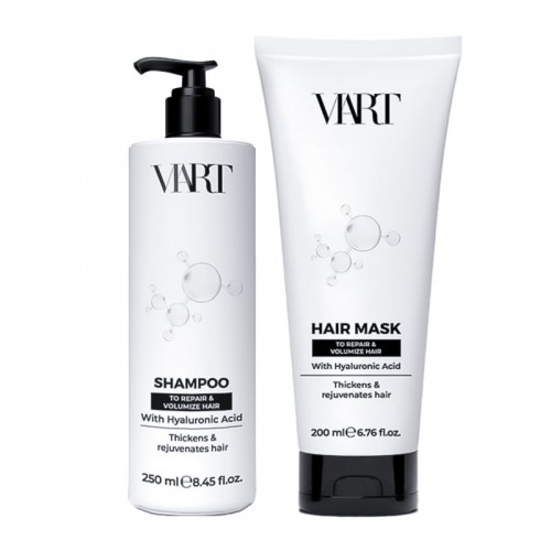 Набор VIART with Hyaluronic Acid шампунь и маска для восстановления и объема тонких волос, 250/200 мл
