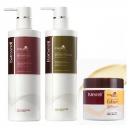 Набор шампунь, кондиционер, маска Karseell Maca Essence: для глубокого увлажнения и восстановления волос 3х500 мл