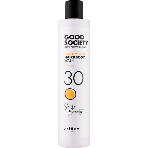 Шампунь 2 в 1 защита от солнца Artego Good Society Beauty Sun 30 Hair And Body Wash, 300 мл