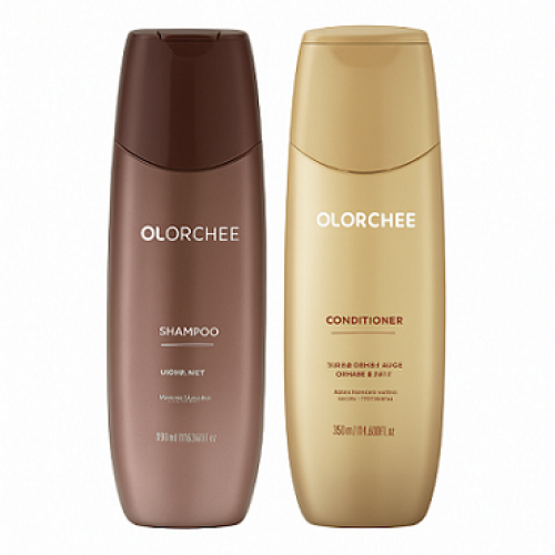 Набор для интенсивного питания и увлажнения волос Olorchee Moisture Care (шампунь + кондиционер), 2×300 мл