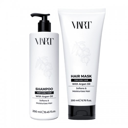 Набор VIART DUO with Argan Oil увлажняющий шампунь и маска для вьющихся волос, 250+200 мл.