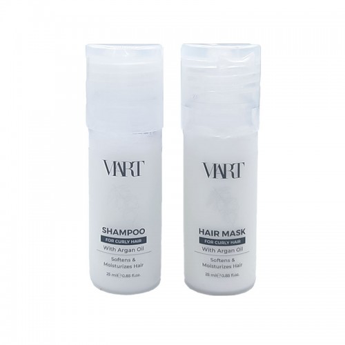 Набор VIART DUO with Argan Oil увлажняющий шампунь и маска для вьющихся волос, пробники 2x25 мл