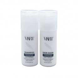 Набор VIART with Collagen шампунь и маска для легкого расчесывания поврежденных волос, пробники 2x25 мл