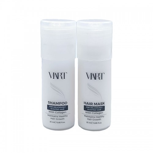 Набор VIART with Collagen шампунь и маска для легкого расчесывания поврежденных волос, пробники 2x25 мл
