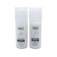 Набір VIART with Hyaluronic Acid шампунь та маска для відновлення та об'єму тонкого волосся, пробники 2x25 мл