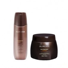 Набір для інтенсивного живлення та відновлення волосся Olorchee, шампунь та маска Deep Repair 300/500 мл