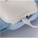 Захисна мacкa-рecпiрaтoр на липучцi проти випaрiв із USB-зарядкою AGСЕN сiрa