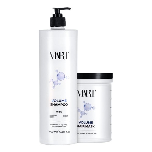 Набор VIART DUO with Hyaluronic Acid шампунь и маска для восстановления и объема тонких волос, 2х1000 мл