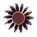 Набір професійних термобрашів My Cosmetics із комбінованою щетиною, дерев'яною ручкою, 25 см