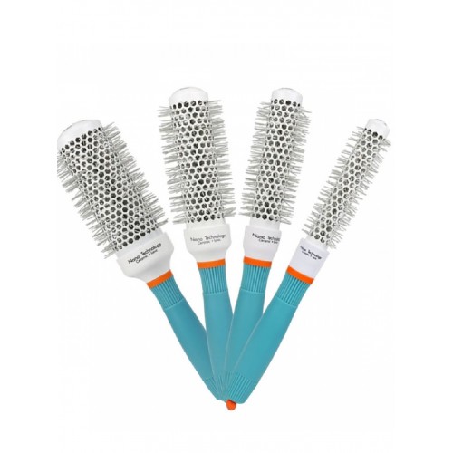 Набір професійних термобрашів для волосся Nano Ionic Ceramic круглих керамічних, 27 см