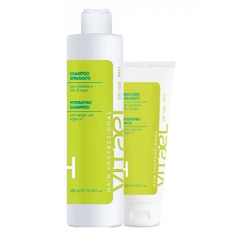 Набор VITAEL Dry Hair DUO шампунь, маска для увлажнения сухих волос, 300/250 мл