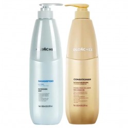 Набір Olorchee Ice Cool DUO шампунь та кондиціонер для нормального та жирного волосся 2x800 мл