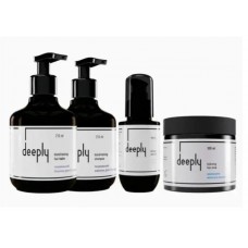 Набір deeply Blond TRIO для блонду від жовтизни для освітленого волосся і сяючого блонду Шампунь, Бальзам, Маска та Флюїд 2х250/300/100 мл
