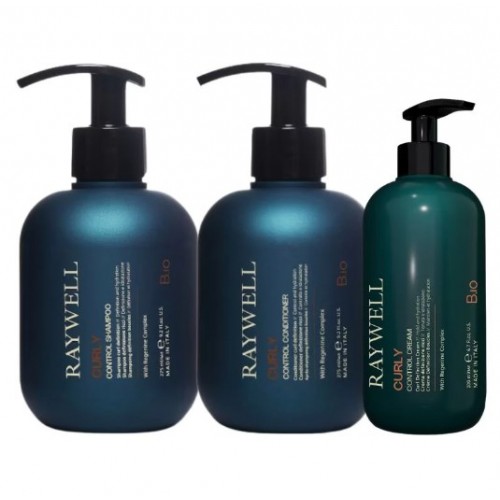 Набор Raywell B.IO Curly Control шампунь, кондиционер, крем для вьющихся волос 2х275+200 мл