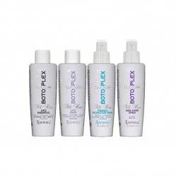 Набор для волос Raywell BOTOPLEX Nano Tech Lipo шампунь, маска, защитный спрей-реконструктор и флюид для блеска волос 4х150 мл