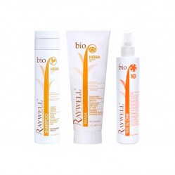 Набір Raywell Bio Hidra шампунь+маска+молочко для зволоження волосся 250/250/200 мл