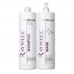 Набір для освітленого волосся Raywell NO YELLOW шампунь та маска 2x1000 мл