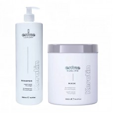 Набір Envie Luxury Keratin шампунь та маска для пошкодженого волосся з кератином (EN451/EN450) 2x200 г (розлив)