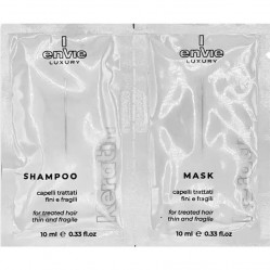 Набор Envie Luxury Keratin шампунь и маска для поврежденных волос с кератином 2х10 мл