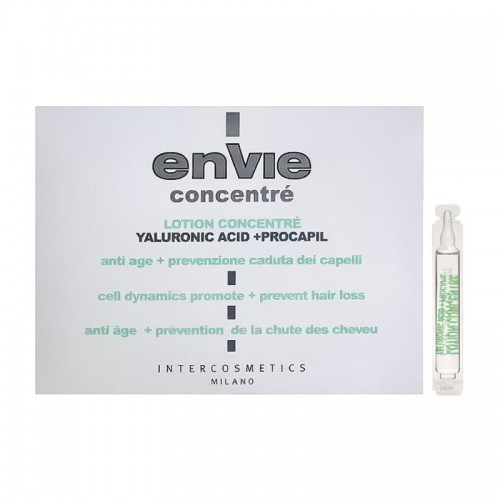Ампулы для интенсивного роста волос Envie Hyaluronic Lotion (EN290) 5 ампул по 10 мл (пол упаковки)