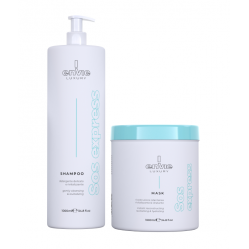 Набор Envie Luxury Sos Express аминокислотный шампунь и маска для мгновенного восстановления волос (EN461/EN463) 2x200 г (разлив)