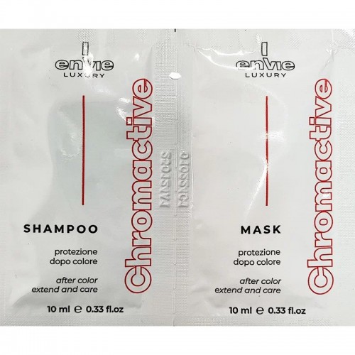 Набор Envie Chromactive Color Protector шампунь и маска для защиты цвета окрашенных волос с экстрактом граната 2х10 мл