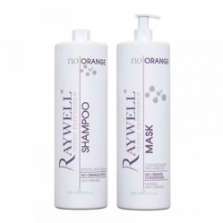 Набор Raywell No Orange шампунь и маска с синим пигментом для окрашенных волос (RR487/RR489) 2х200 г (разлив)