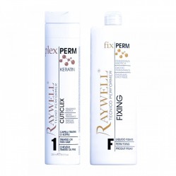 Набор для биозавивки Raywell Perm Plex 1 жидкость и фиксатор для тонких и поврежденных волос 150+300 г (разлив)