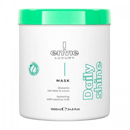 Маска Envie Daily Shine Hydrating Mask для блеска и увлажнения волос с кокосовым молочком (EN477) 300 г (разлив)