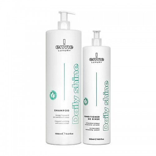 Набор Envie Daily Shine шампунь и кондиционер для ежедневного ухода с кокосом (EN474/EN476) 2x300 г (разлив)