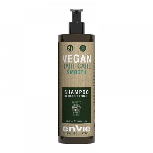 Разглаживающий шампунь Envie Vegan Smooth Shampoo Bamboo Extract для волос с экстрактом бамбука (EN856) 500 мл