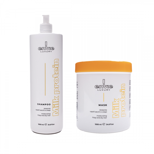 Набор Envie Luxury Milk шампунь и маска с молочными протеинами и кислым Ph (EN426/EN428) 2x1000 мл
