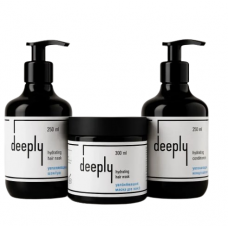 Набор Deeply Hydrating TRIO шампунь+маска+кондиционер для увлажнения волос, 2х250/300 мл