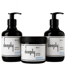 Набор Deeply Hydrating TRIO шампунь+маска+кондиционер для увлажнения волос, 2х250/300 мл