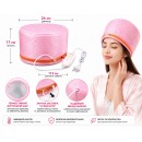 Премиальная электрическая тканевая термошапка (сушуар) Beauty Tools для масок, ламинирования и лечения волос, розовая Премиальная электрическая тканевая термошапка (сушуар) Beauty Tools для масок, ламинирования и лечения волос, розовая