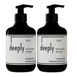 Набір deeply Blond DUO шампунь та бальзам з антижовтим пігментом, 2х250 мл