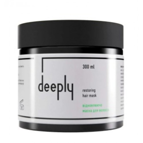 Відновлююча маска для волосся deeply restoring hair mask 300 мл
