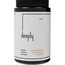 Глибоковідновлююча маска для волосся з протеїнами deeply protein restoring hair mask 1000 мл 
