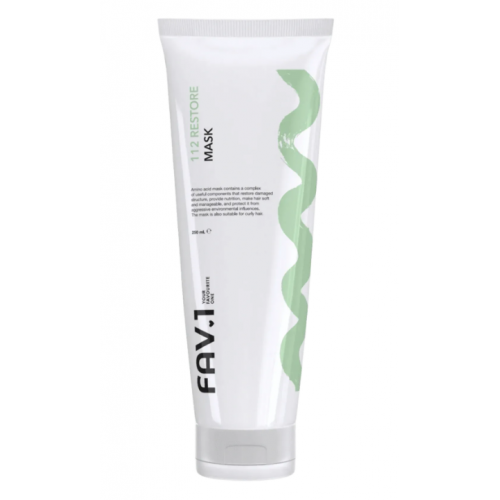 Амiнoкислoтнa маска FAV.1 112 RESTORE Mask для миттєвого відновлення волосся, 250 мл