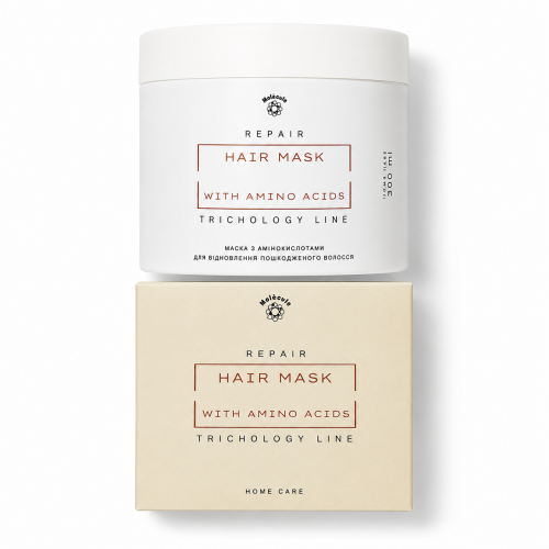 Амінокислотна маска Molecula Hair Mask Amino Acids для відновлення волосся, 300 мл