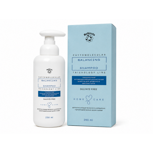 Балансирующий шампунь Molecula Balancing Shampoo для повседневного использования, 250 мл