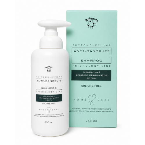 Фітомолекулярний шампунь Molecula Anti-Dandruff Shampoo від лупи, 250 мл