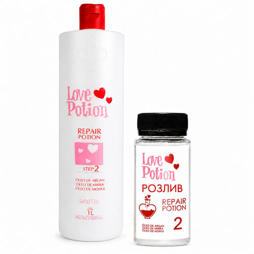 Кератин Love Potion Repair Oleo De Argan, 50 г (розлив)